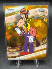 2025 Topps Chrome Disney Sapphire Horace Horsecollar Gold /50 #166 19/50 picture