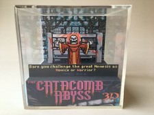 Catacomb the Abyss 3D Nemesis Title Screen Big Box PC Shadow Box Diorama Art picture