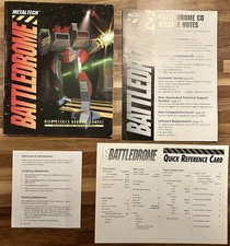 Metaltech: Battledrome Manual Book Only NO GAME picture