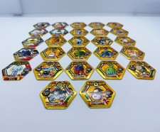 POGS Lot Of Ddakji/Ttakj MAPLESTORY- GOLDEN EDITION - 4.5cm x 4.5 Red Color Back picture