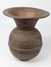 Antique 1940s G.T. Sutterly Phila Copper Brass Spittoon State House Weighted 9
