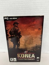 Korea Forgotten Conflict PC CD-ROM Game Complete in Box w/ Manual Korean War picture