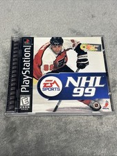 NHL 99 (Sony PlayStation 1, 1998) PS1 Black Label Complete CIB Flyers Lindros picture