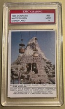 Vintage 1965 Donruss Disneyland #35 Skyway Passes Through Matterhorn Mint 9 EMC picture