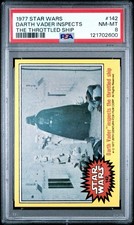1977 Topps Star Wars #142 Darth Vader Inspects the Throttled Ship  PSA 8 picture