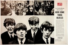 1964 LIFE Magazine The Beatles Original Article Pages UK Invasion picture