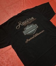 Vtg 2003 Harley Davidson 100th Anniversary Shirt L Holoubek Racine WI Fade Tee picture