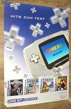 Nintendo GAME BOY Advance promo Poster 84x59cm Metroid Fusion Yoshi's Island picture