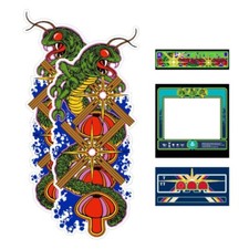 Centipede Arcade Side Art Full Set 5pc Artwork Textured CPO Complete Kit picture