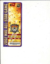 2002 NHL All Star Game ticket picture