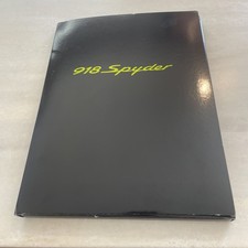 2012 Porsche 918 Spyder DELUXE VIP Folder with hardbound book RARE picture