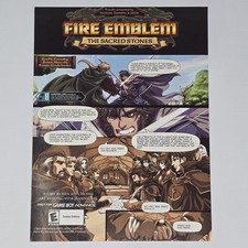 Fire Emblem the Scared Stones Game Boy Advance Our Neighbor Print Ad/Poster picture