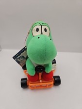 Takara 1993 Super Mario Kart Yoshi Plush Doll Toy Nintendo Japan w/ Tags WHEEL picture