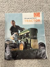 John Deer 110 lawn and garden original brochure picture