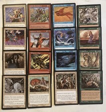 16 x MTG Vintage Card Lot 1997 Tempest Weatherlight Old Border Rare Uncommon LP picture