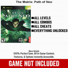 The Matrix Path of Neo 100% Unlocked All Items Xbox USB Save picture