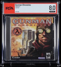 Gunman Chronicles - Jewel Case, PC, 2000 - PSA Graded 8.0 B+ picture