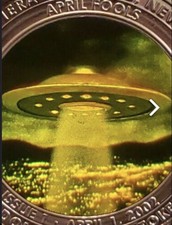 ⭐️Riviera Hotel Casino ET Las Vegas $10 Gaming Token 2002 April Fools Hologram picture