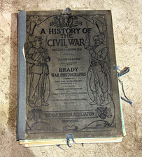 A History of The Civil War by Benson Lossing & Brady War Photographs 16 Set 1912 picture
