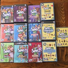 The Sims 2 PC COMPLETE Lot – 13 Games – Expansions + Stuff Packs – CIB VGC picture