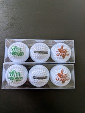 Adventureland Park Iowa Souvenir Golf Balls Lot Of 6 New The Outlaw The Dragon picture