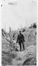 Photo:Verdun France Billy Mitchell 1917 WWI French Trench Portrait picture