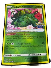 Rug Mat Wall Hanging Pokémon TCG Radiant Venusaur Pokemon GO Holo Radiant Rare picture