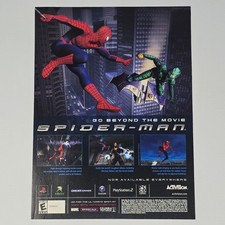 Spider-Man PS2 Xbox GameCube PC Battle Print Ad/Poster Promo Art picture