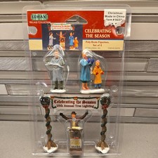 Lemax Xmas Village CELEBRATING THE SEASON 25th Annual Tree Lighting #92278  RARE picture