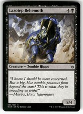 Lazotep Behemoth 95 Common War of the Spark Magic: The Gathering NM picture