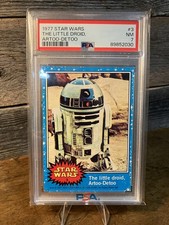 1977 Topps Star Wars The Little Droid Artoo-Detoo #3 R2-D2 Rookie RC PSA 7 NM picture