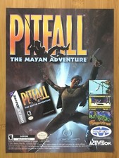 Pitfall: The Mayan Adventure GBA 2001 Vintage Print Ad/Poster Official Promo Art picture
