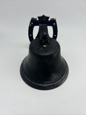 Bevin Patio Bell Vintage Cast Iron  Garden Wall Mount Horse Shoe Farmhouse picture