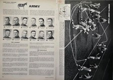 Army-Navy Football Game Preview Rosters Play Diagrams Magazine Feature 1956 picture
