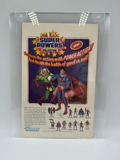 1984 Kenner Super Powers Robotech Double Sided Vintage Toy Ad Framed Wall Art picture