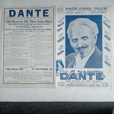 Original Dante Sim‑Sala‑Bim Theatre Programme – Winter Garden, London 1937/1938 picture