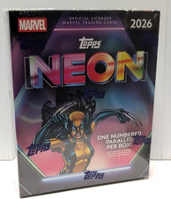 TOPPS 2026 NEON MARVEL MEGA BOX FACTORY SEALED NEW IN HAND picture