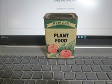 Vintage New Era Plant Food Container & Tin picture