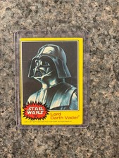 Topps 1977 Lord Darth Vader Star Wars Trading Cards #196 yellow picture