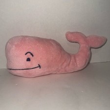 Vineyard Vines Classic Plush Pink Whale Logo Stuffed Animal Toy 9” picture