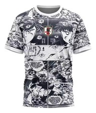 Captain Tsubasa Japan Team Football Jersey T-Shirt Olive Et Tom Adult/Kid picture