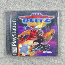 NFL Blitz 2000 (Sony PlayStation 1, 1999) PS1 CIB Black Label Tested picture