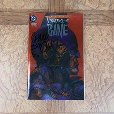 Batman Vengeance of Bane | 9.4 NM | 2023 Facsimile Foil SIGNED by Chuck Dixon picture