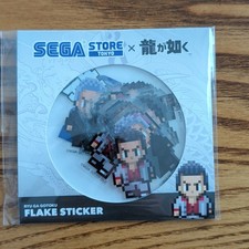 Ryu Ga Gotoku Sega Store Tokyo Clear Stickers picture
