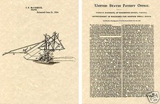 Cyrus McCormick REAPER PATENT Art Print READY TO FRAME 1835 US grain reap picture