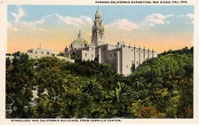 Vintage Postcard CA San Diego Panama CA Exposition Cabrillo Canyon -179 picture
