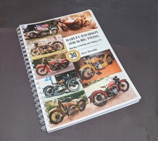 Harley-Davidson 1930 - 1936 VL Big Twins 154 page Service & Restoration Book picture