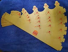 Lot of (20) Burger King Crown Paper Hats Birthday Party Favors NEW Crowns picture