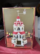 LENOX HOLIDAY MUSICAL VICTORIAN CENTERPIECE “DECK THE HALLS” CHRISTMAS, ORIG BOX picture