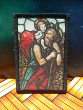 St. Christopher 2x3 Tactical Hook Morale Patch Patron Saint of Safe Travel picture